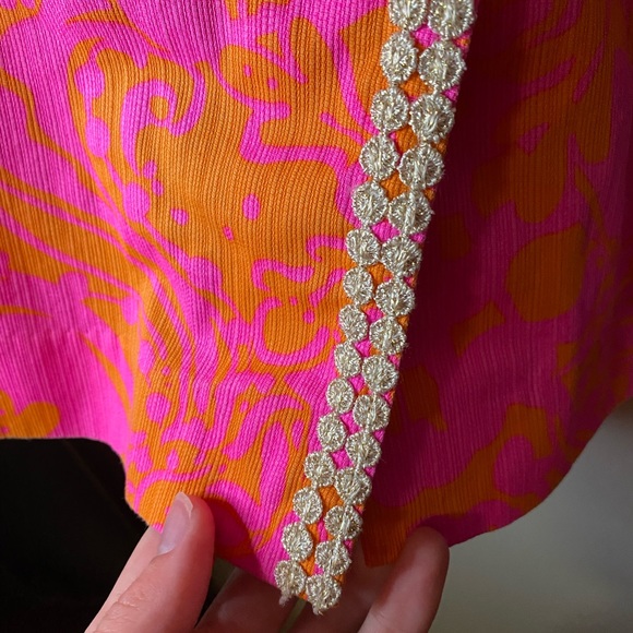 Lilly Pulitzer Dress, size 0, pink and orange - Picture 5 of 6